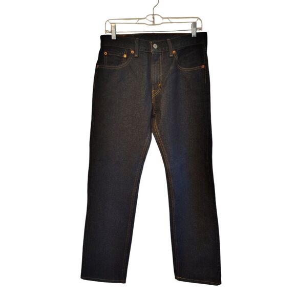 Levi Men's dark wash 505 Straight Leg Jeans W30 L32 - Picture 1 of 7